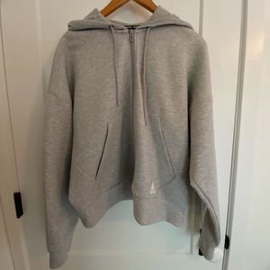 Adidas Gray Zip up hoodie